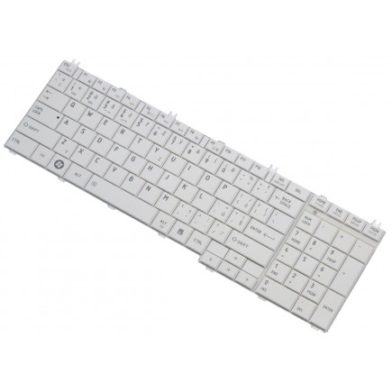 Toshiba SATELLITE C655D-S5089 Klávesnice pro Notebook Laptop Česká Bílá