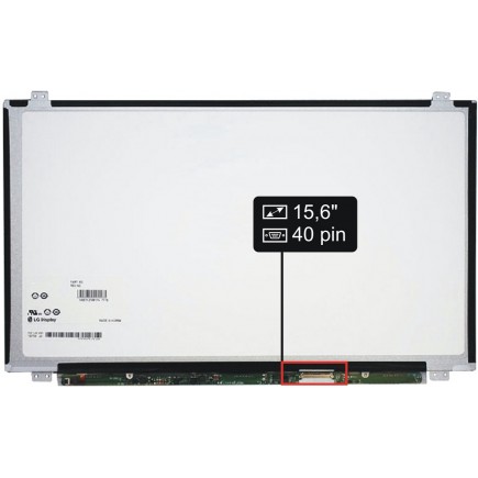 Displej na notebook Slim LG Philips LP156WH3 (TL) (A2) Display 15,6“ LCD 40pin HD LED SlimTB - Lesklý