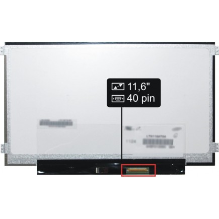 Displej na notebook IBM Lenovo ThinkPad 11E 20DA000XUS Display 11,6“ 40pin HD LED Slim - Matný
