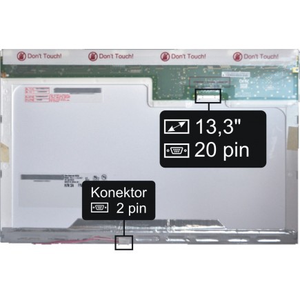 Displej na notebook LG E300 Display 13,3“ 20pin WXGA CCFL - Matný