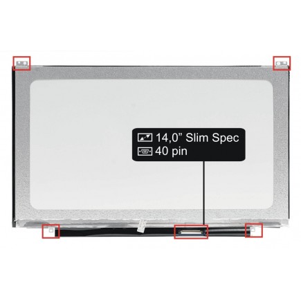 Displej na notebook ASUS Q400A Display 14" HD SlimTB speciální LED 40pin - Matný