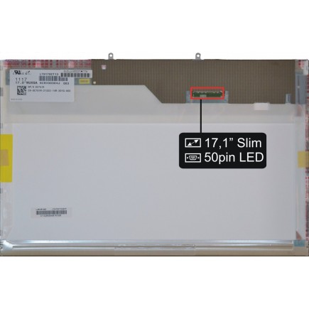 Displej na notebook Dell kompatibilní 0C751R Display 17“ 50pin HD LED - Matný