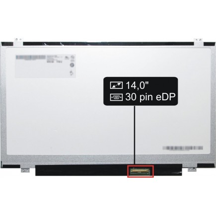 Displej na notebook Acer Aspire One Cloudbook AO1-431-C2YR Display LCD 14“ 30pin eDP HD LED SlimTB - Matný