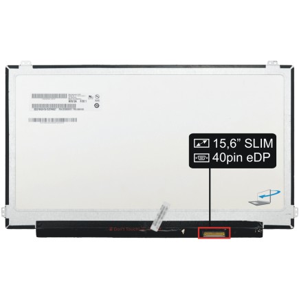 Displej na notebook B156ZAN02.1 Kompatibilní Display 15,6" 4K UHD LED 40 pin eDP SLIM UB/SB - Lesklý