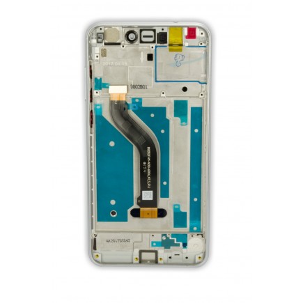 Huawei P8 Lite (2017) Bílý (White) LCD displej + dotyková plocha + rámeček, OEM