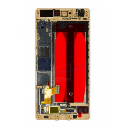 Huawei P8 Zlatý (Gold) LCD displej + dotyková plocha + rámeček, OEM