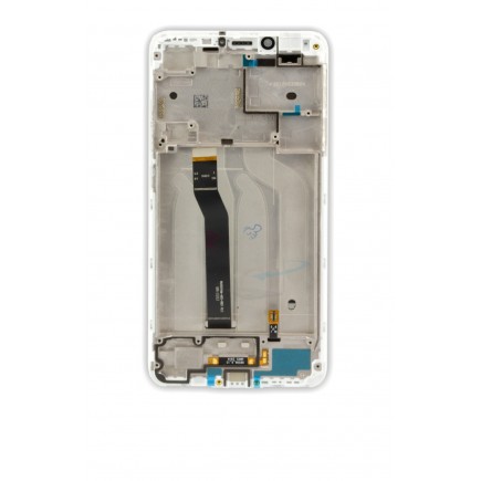 Xiaomi Redmi 6/6A Bílý (White) LCD displej + dotyková plocha + rámeček