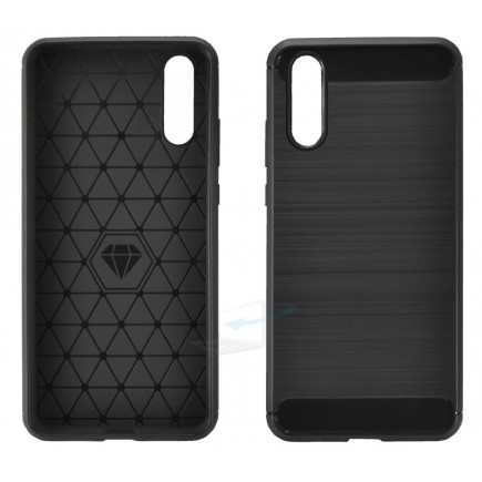 Pouzdro na Huawei P20 Carbon černé