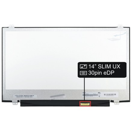 Display na notebook Asus ZenBook UX430UN-GV033T Displej LCD 14“ 30pin eDP FULL HD LED Slim - Matný