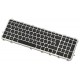 HP Envy 17t-j100 klávesnice na notebook CZ/SK Podsvícená Stříbrný rámeček