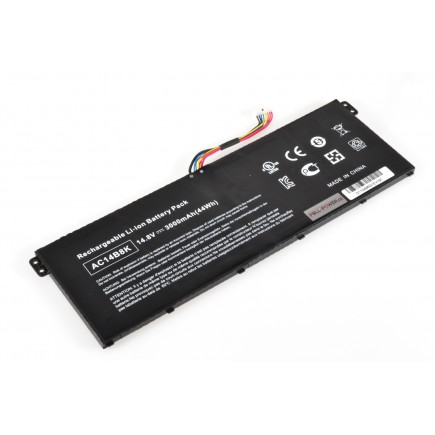 Acer Acer TravelMate P449-G2-M serie baterie 3000mAh Li-Pol 14,8V černá