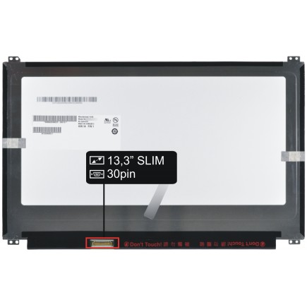 Displej na notebook Kompatibilní B133HAN02.1 13,3“ 30pin FHD LED Slim IPS - Lesklý