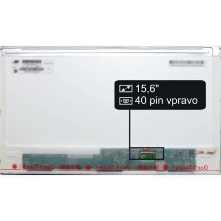 Displej na notebook HP Compaq PAVILION DV6-2006TX Display 15,6“ 40pin vpravo HD LED - Matný