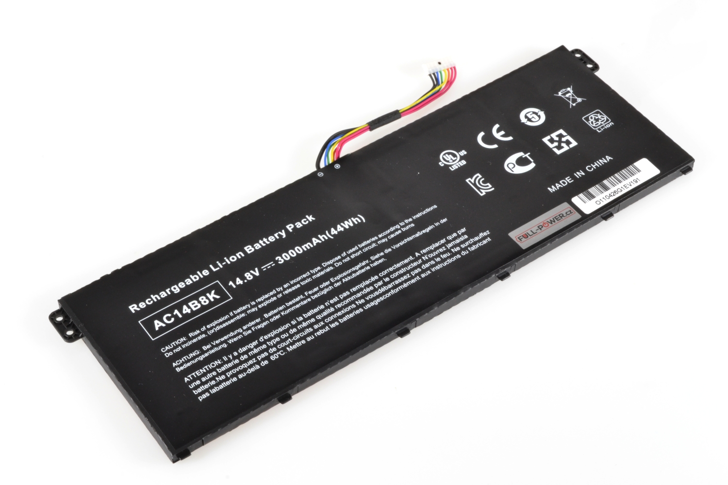 Baterie Acer Aspire N15W4 3000mAh Li-Pol 14,8V černá - Výměna-displeje ...