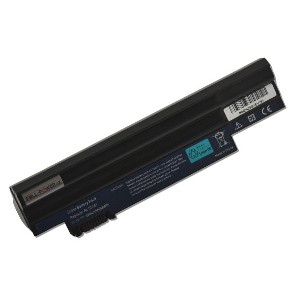 Acer Aspire One D255E-13846 Baterie pro notebook laptop 5200mAh černá
