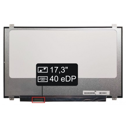 Display na notebook MSI GS73VR 7RF-216NL Displej LCD Full HD 120Hz LED eDP 40pin TB - Lesklý