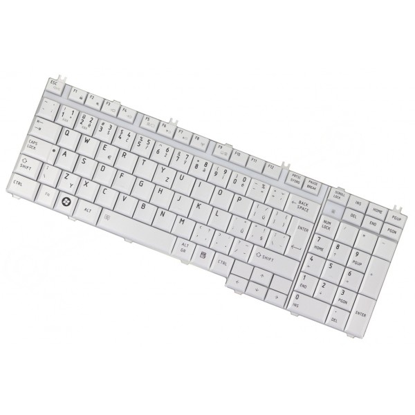 Toshiba kompatibilní 9Z.N4WSC.10E klávesnice na notebook CZ/SK stříbrná