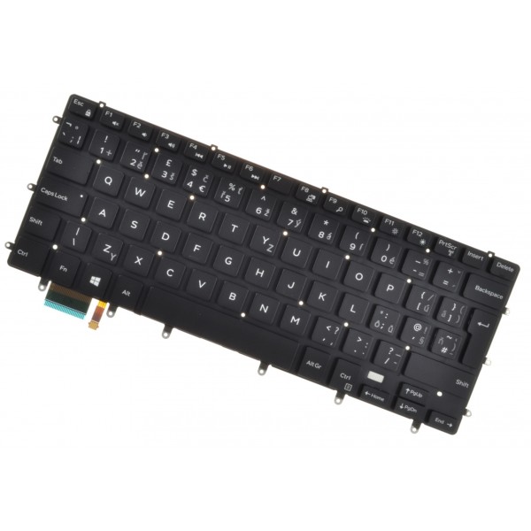 Dell kompatibilní 0PN5M8 klávesnice na notebook CZ/SK černá, podsvícená