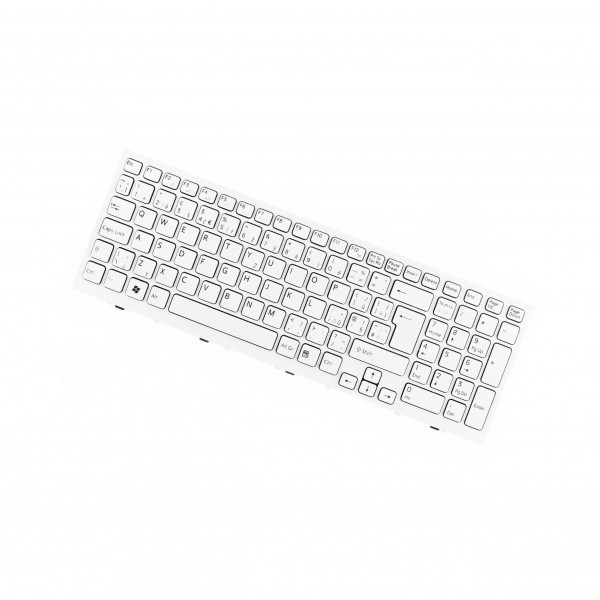 Kompatibilní Sony Vaio 148971011 HK1 klávesnice na notebook, s rámečkem CZ/SK Bílá