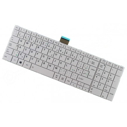 Kompatibilní 6037B0068605 klávesnice na notebook, s rámečkem CZ/SK Bílá