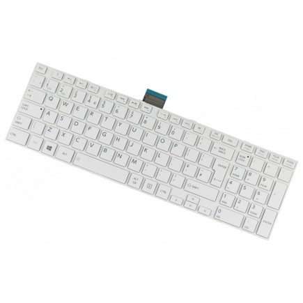 Kompatibilní 6037B0068605 klávesnice na notebook, Bílá s rámečkem UK