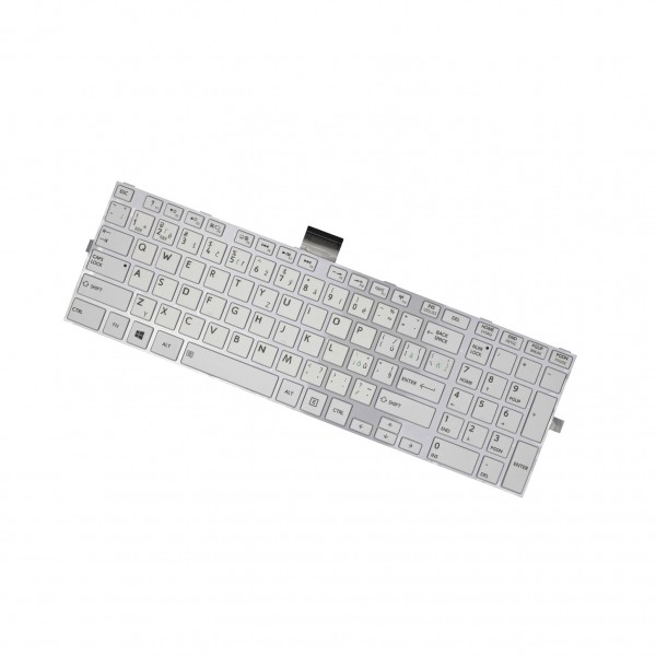 Toshiba kompatibilní AEBD5300120-CZ klávesnice na notebook bílá, s rámečkem CZ/SK