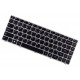 Lenovo Flex 2 14 klávesnice na notebook CZ/SK černá, stříbrný rámeček,  podsvícená