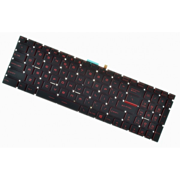 MSI kompatibilní V143422DK1UI klávesnice na notebook US černá