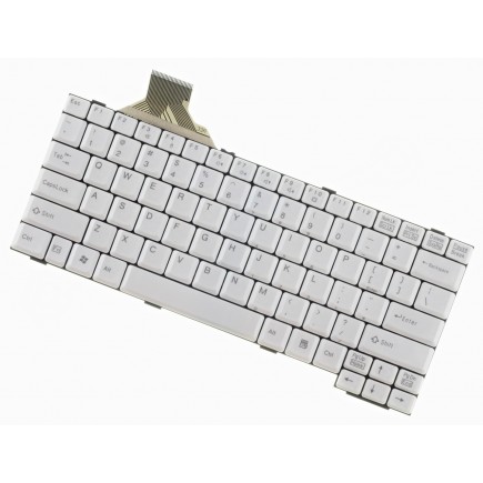 Fujitsu kompatibilní CP297221-02 klávesnice na notebook US Bílá