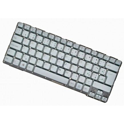 Sony Vaio SVE14A1M6EW klávesnice na notebook CZ/SK Bílá Bez rámečku