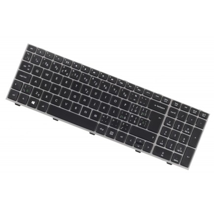 HP 4540s klávesnice na notebook Stříbrný rámeček CZ/SK