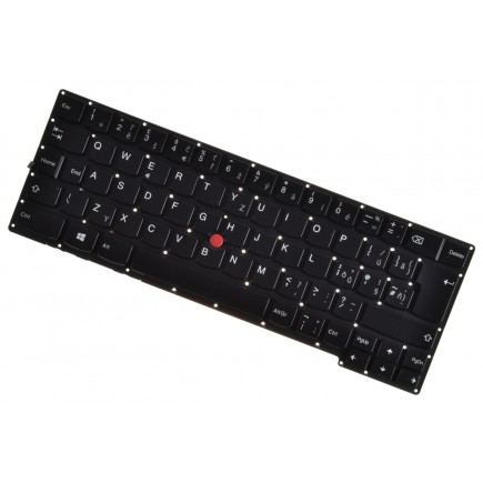 Lenovo ThinkPad X1 Carbon 2 Klávesnice CZ/SK černá bez rámečku, Trackpoint,  Podsvícená