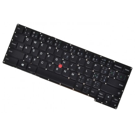 Lenovo ThinkPad X1 Carbon 2 Klávesnice černá bez rámečku, Trackpoint, Podsvícená, CZ/SK 