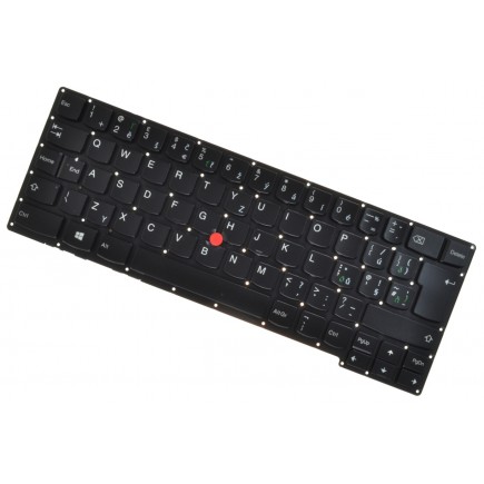 Lenovo ThinkPad X1 Carbon 20A7 Klávesnice CZ/SK Černá Bez rámečku Trackpoint Podsvícená