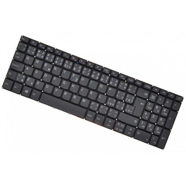Lenovo IdeaPad 320-15IAP klávesnice na notebook CZ/SK Šedá Bez rámečku, bez podsvitu