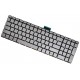 HP 15-CK klávesnice na notebook CZ/SK Stříbrná, Bez rámečku, Podsvícená