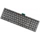 HP 15-CK klávesnice na notebook CZ/SK Stříbrná, Bez rámečku