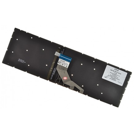 HP 15-CS0014NC klávesnice na notebook Stříbrná, Bez rámečku, Podsvícená, CZ/SK