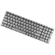 HP 15-CS klávesnice na notebook Stříbrná, Bez rámečku, Podsvícená, CZ/SK