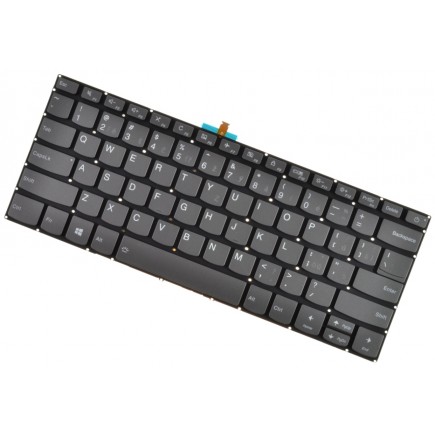 Lenovo IdeaPad Yoga 520-14IKB klávesnice na notebook CZ/SK Šedá Bez rámečku, podsvícená