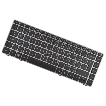 HP ProBook 6475b klávesnice na notebook Stříbrný rámeček CZ/SK