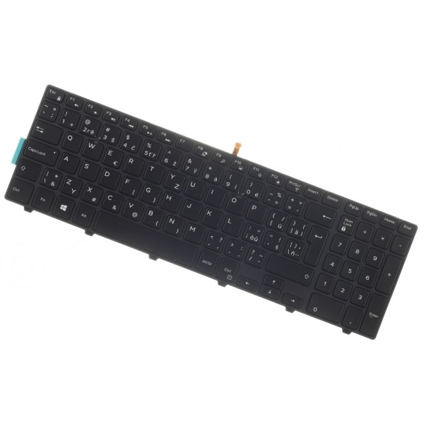 Dell Inspiron 15 3543 klávesnice na notebook CZ/SK Černá, Podsvícená