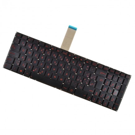 Asus F550Z Klávesnice CZ/SK Černá Bez rámečku