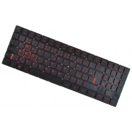 Lenovo IdeaPad Y520-15ikbn Legion Klávesnice CZ/SK černá bez rámečku, podsvícená