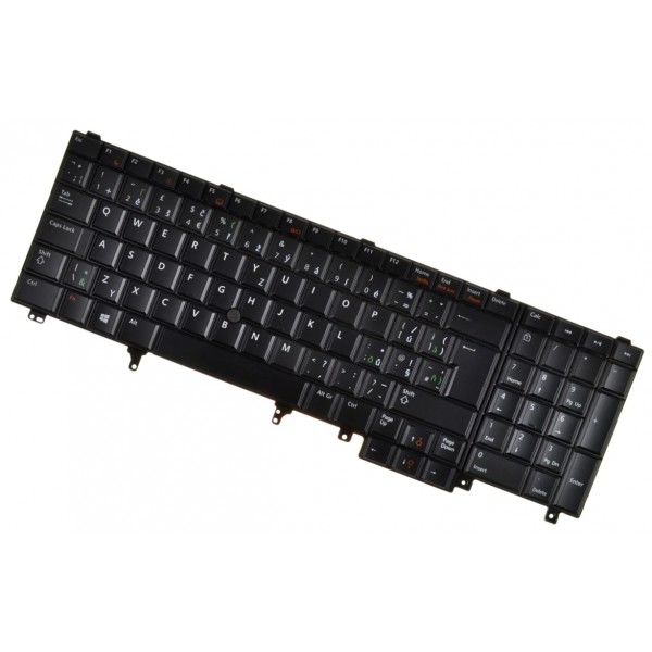 Kompatibilní Dell CN-0F5YDT klávesnice na notebook černá CZ/SK trackpoint