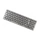Asus D550 klávesnice na notebook CZ/SK Stříbrná, Bez rámečku, Podsvícená
