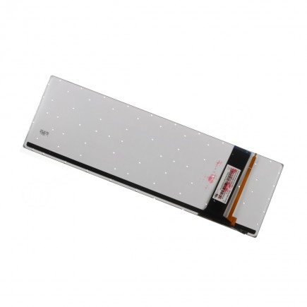 Asus N550JA klávesnice na notebook CZ/SK Stříbrná, Bez rámečku, Podsvícená