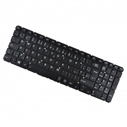 Toshiba Satellite C55-c-18w Klávesnice CZ/SK Černá Bez rámečku