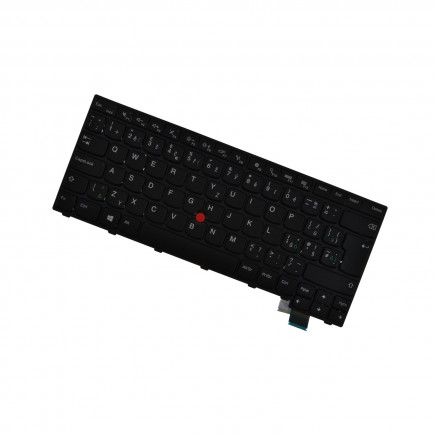 Kompatibilní Lenovo 00PA419 klávesnice na notebook s rámečkem černá CZ/SK