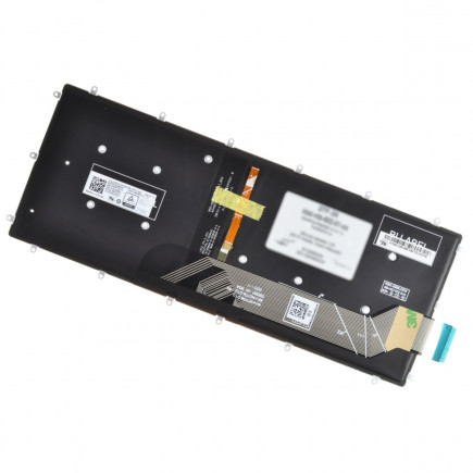 Kompatibilní Dell H4XRJ Klávesnice CZ/SK černá bez rámečku, podsvícená